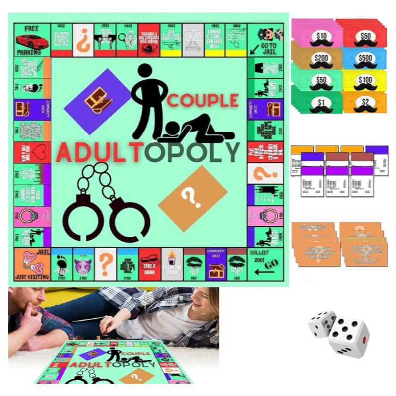 Board Game Monopoli - Permainan Papan Catur Monopoli untuk Pasangan,