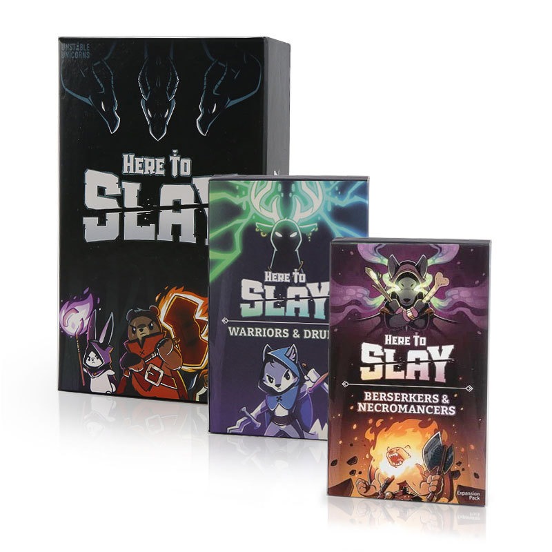 Board Game Here To Slay - Koleksi Game Strategi Pertarungan Slay Sleigh