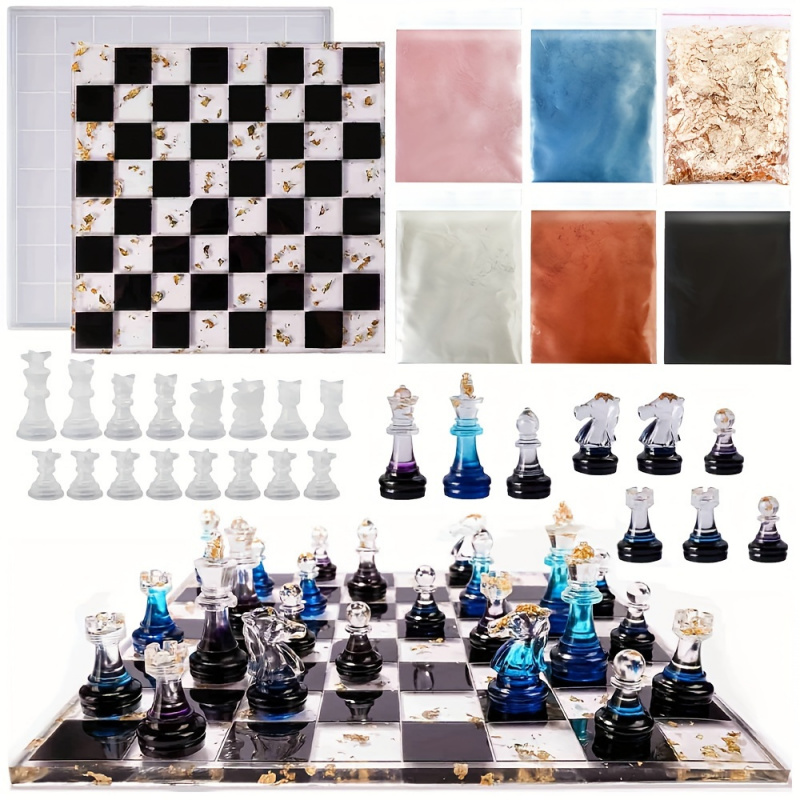 Board Game Diy - 23 Buah Set Catur dengan Cetakan