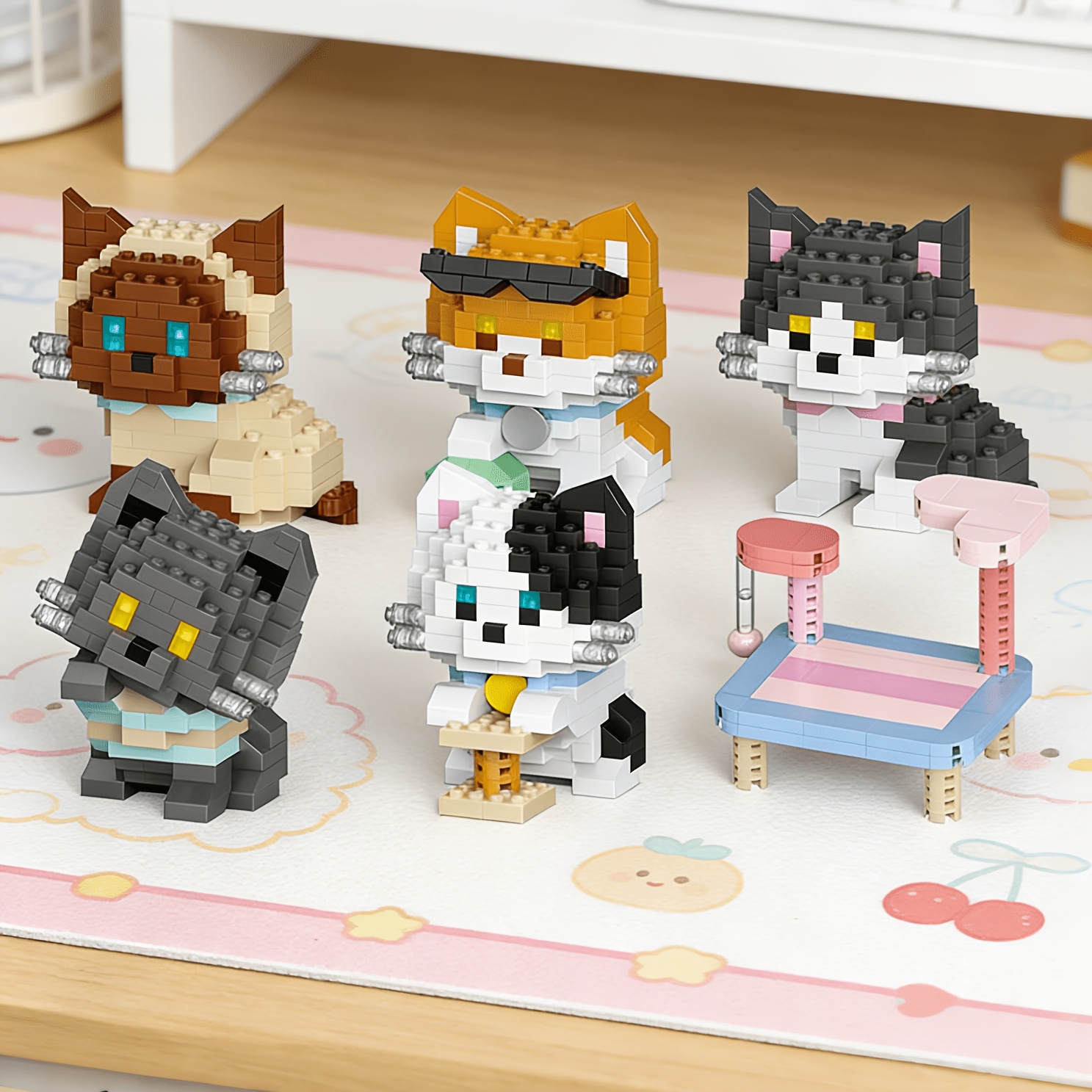 Board Game Master - Set Blok Bangunan Seri Kucing Terdiri