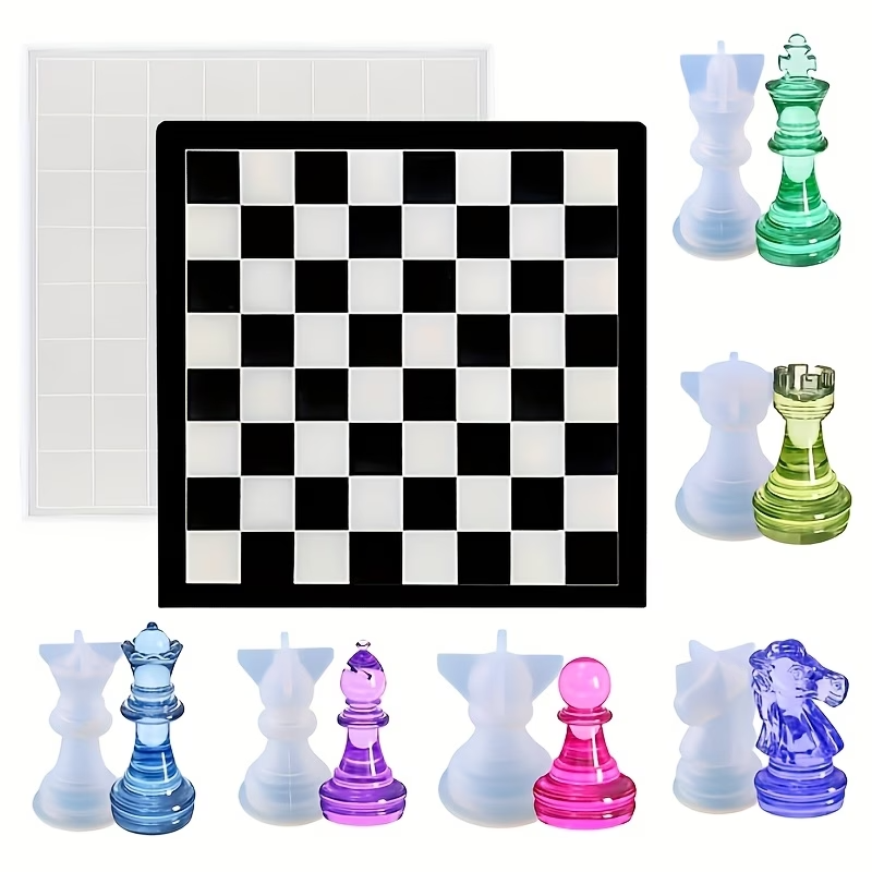 Board Game Diy - Cetakan Silikon Catur Berkualitas Tinggi 2026New