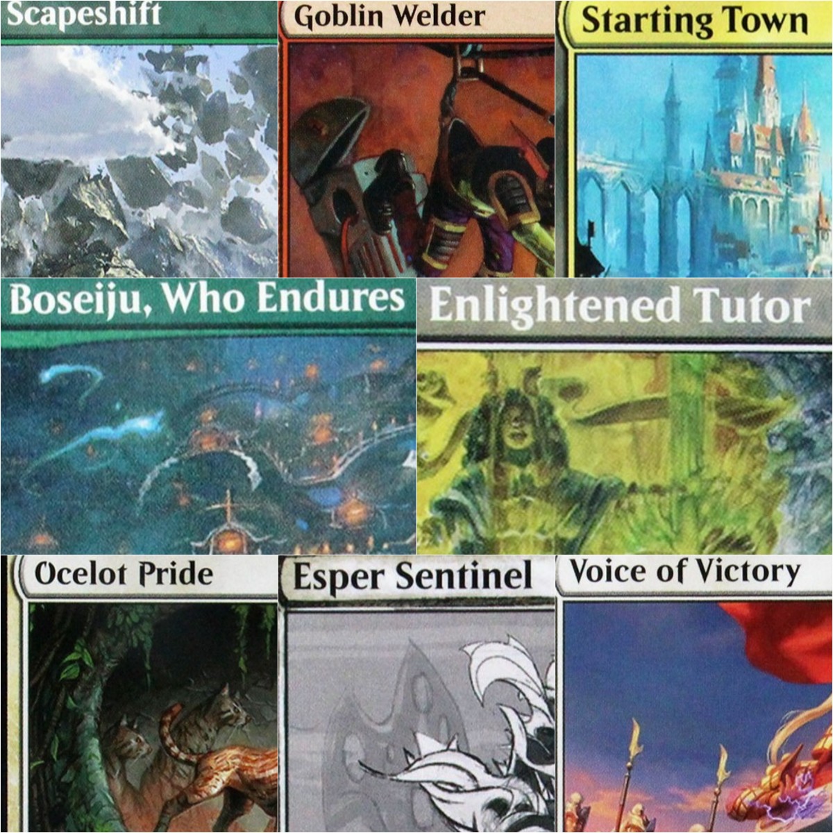 Board Game History - [Orcish Bowmasters/Starting Town/Displacer Kitten/Ocelot Pride] Kartu