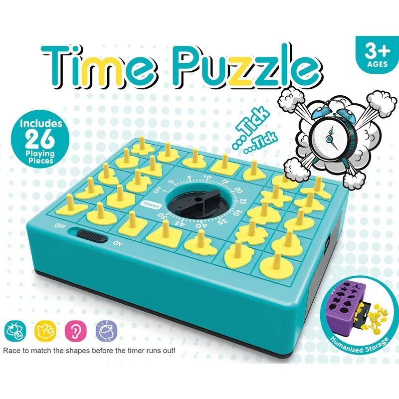 Board Game Master - Puzzle Papan Waktu Anak-anak, Mainan Edukatif