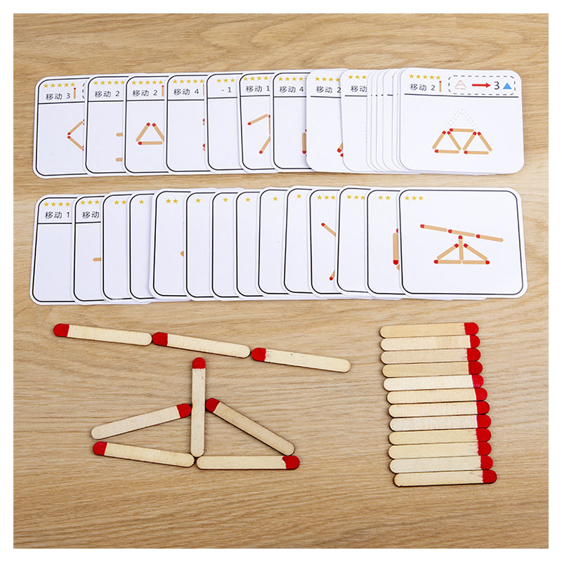 Board Game Diy - Montessori Pertandingan Teka-teki Permainan Kayu Mainan