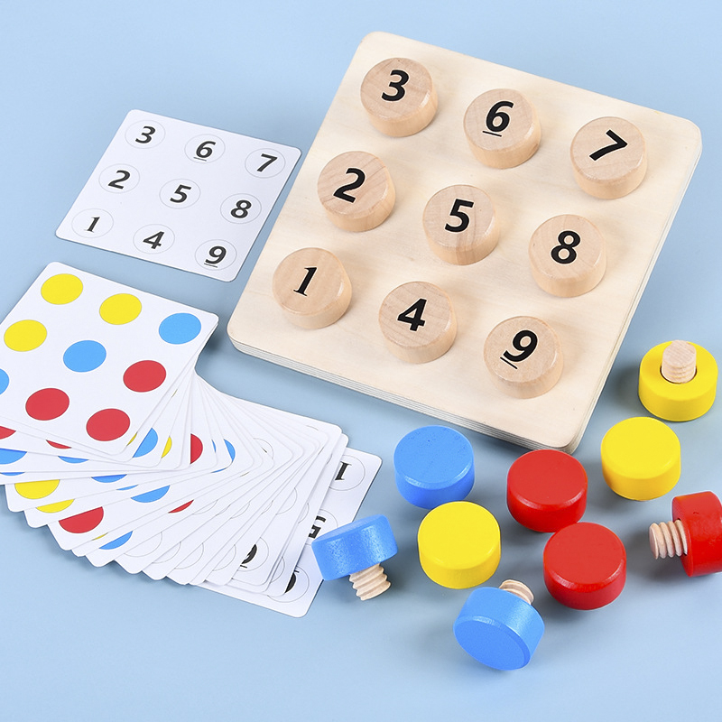 Board Game Nature - Kayu Mengencangkan Sekrup Yang Cocok Tantangan