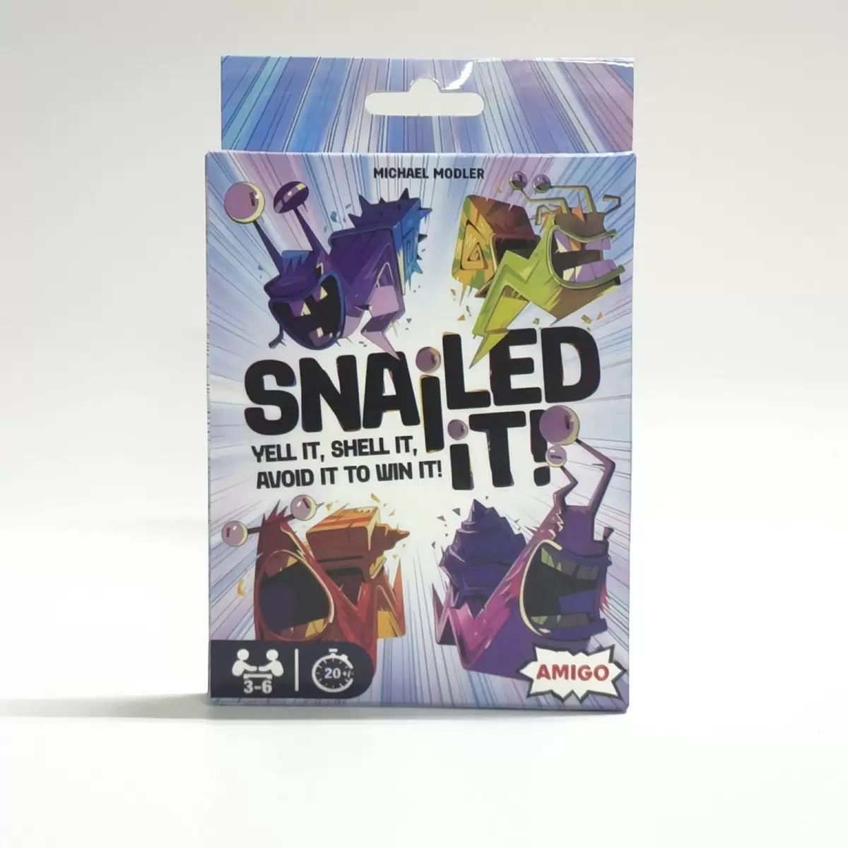 Board Game Solo - Kartu permainan papan Snailed it, interaksi