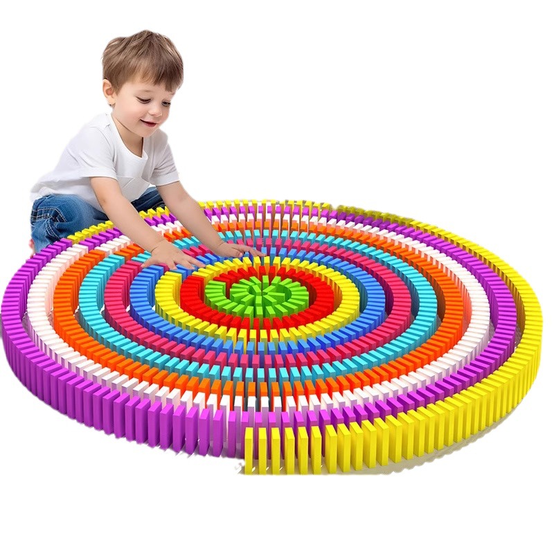 Set Blok Domino Pelangi 100 Bu - Board Game Monopoli ulasan dan harga