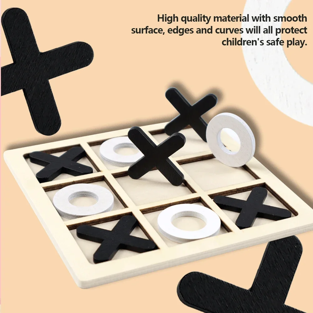 Kayu XO Tic Tac Toe Game Mini  - Board Game For 6 Years Old ulasan dan harga