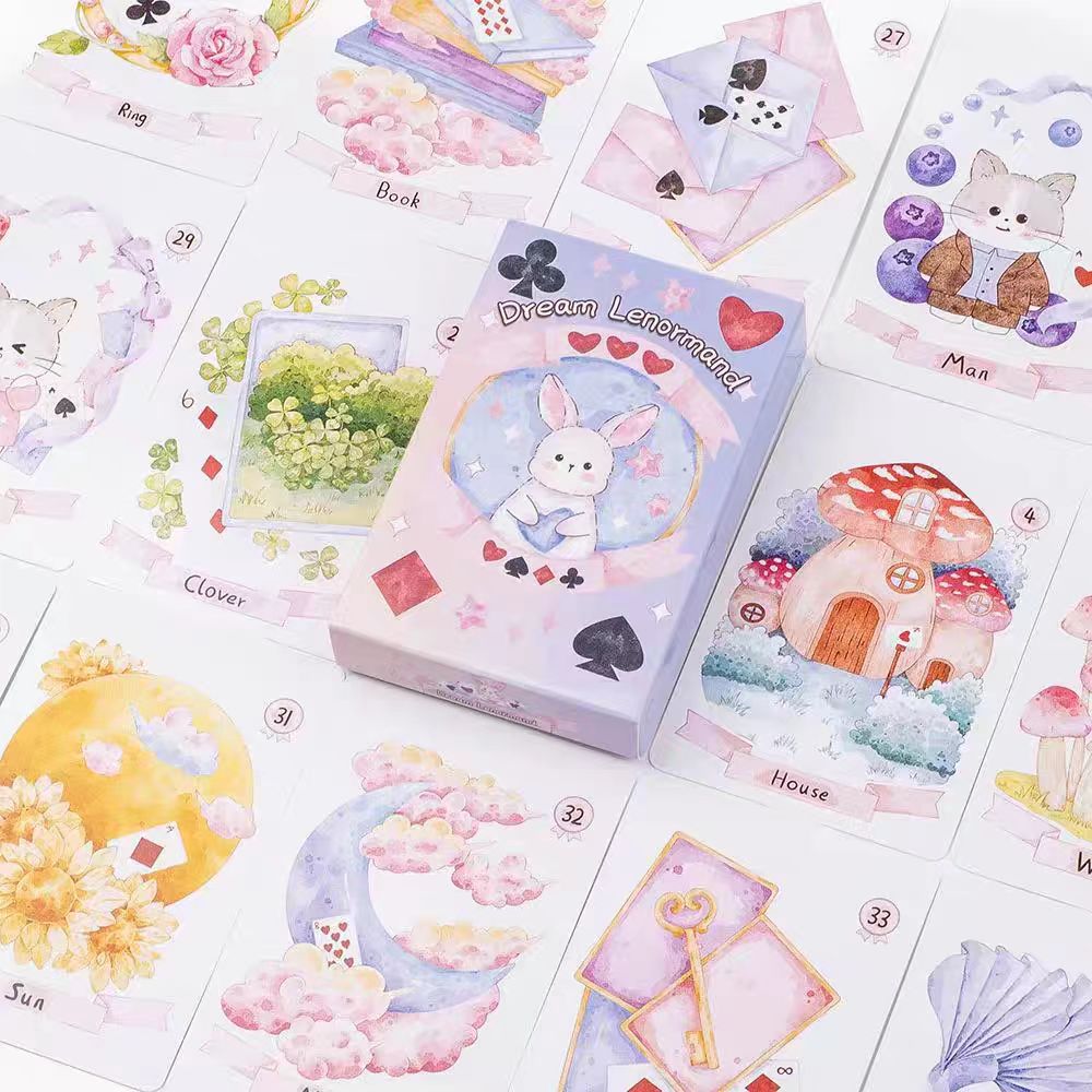Kartu Oracle Dream Lenormand 4 - Board Game Life ulasan dan harga