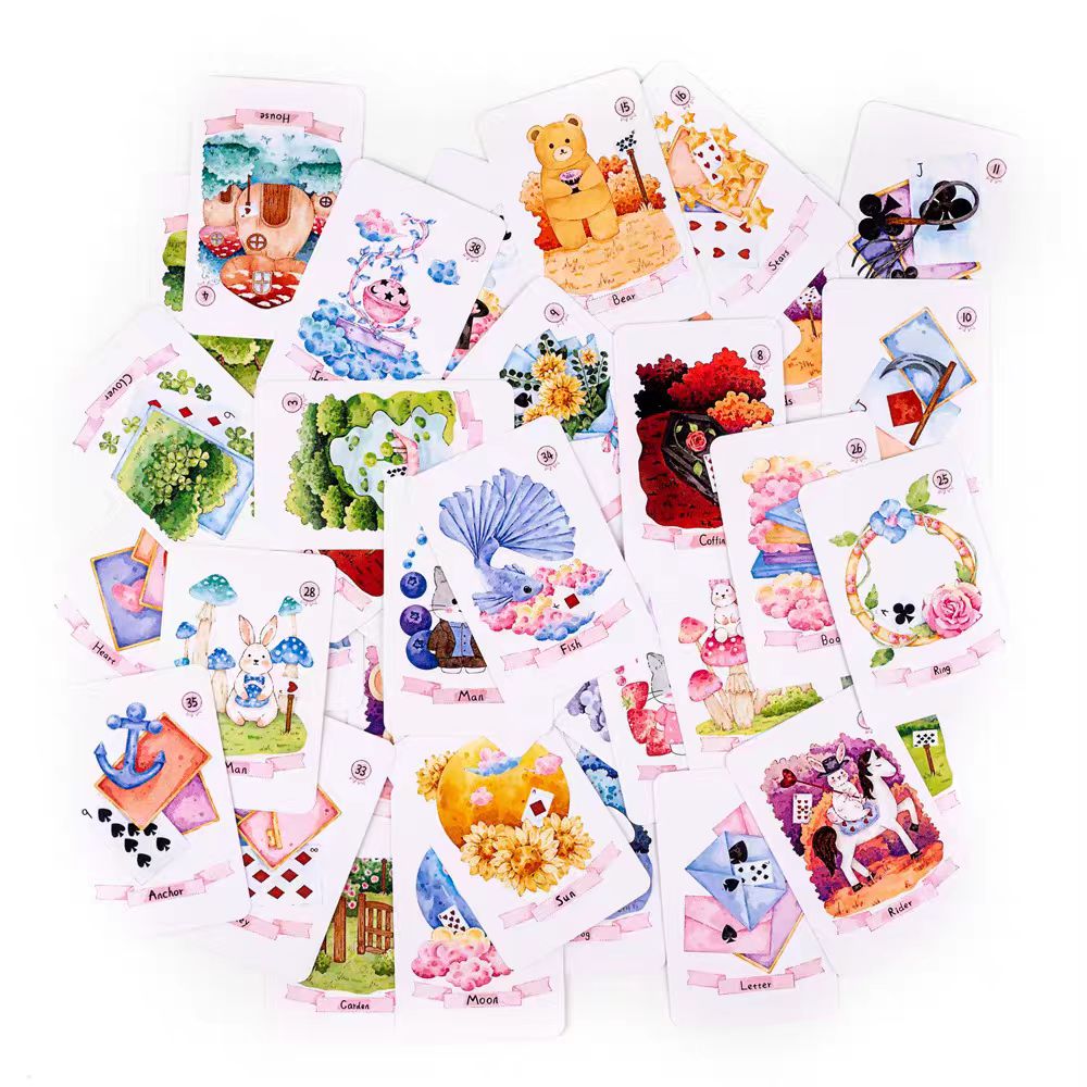 Kartu Oracle Dream Lenormand 4 - Board Game Life ulasan dan harga