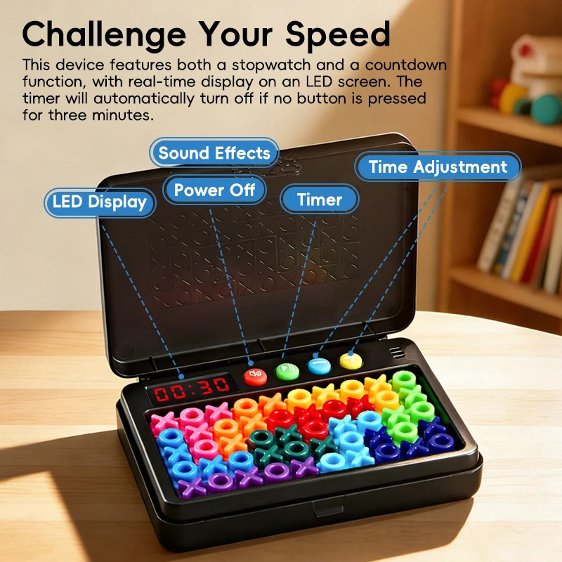 KNYYSECQ Smart XO Puzzle Perma - Board Game With Questions ulasan dan harga