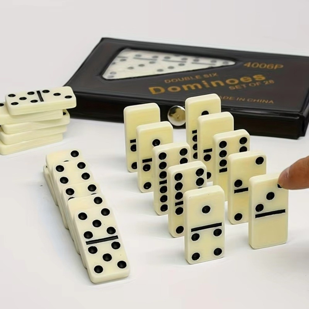 28 Buah Set Domino Enam Ganda  - Board Game Monopoli ulasan dan harga