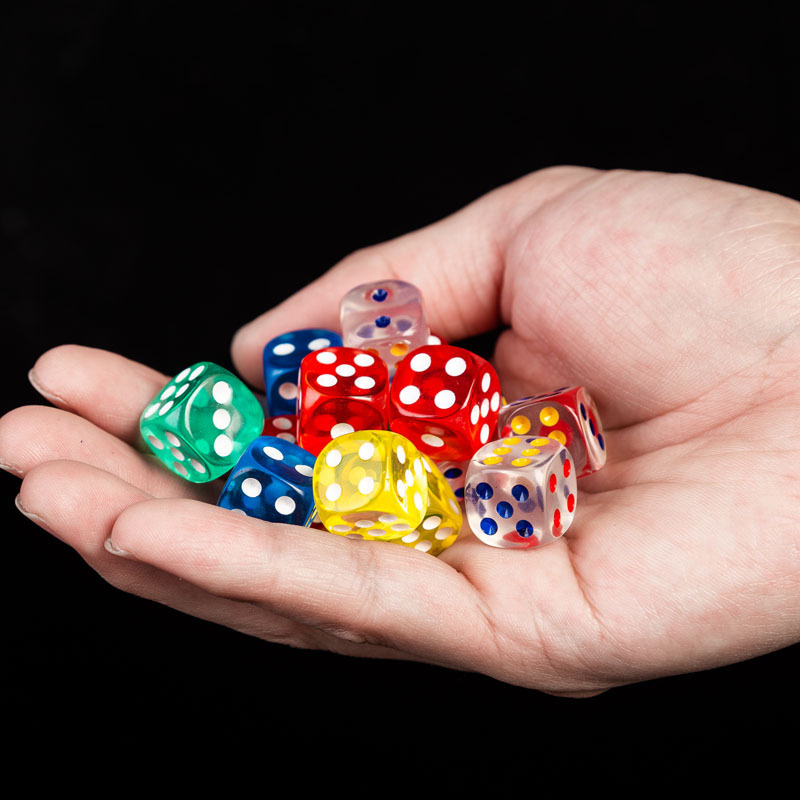 10 buah dadu dengan tali serut - Board Game Viral ulasan dan harga