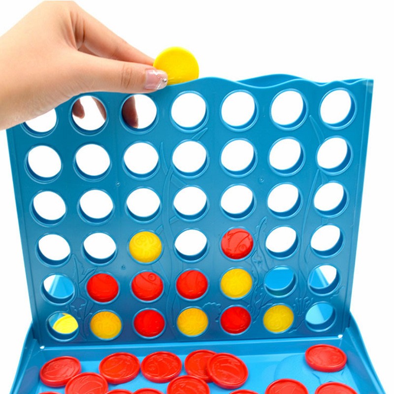 Permainan Papan Empat-dalam-Sa - Board Game For 6 Years Old ulasan dan harga