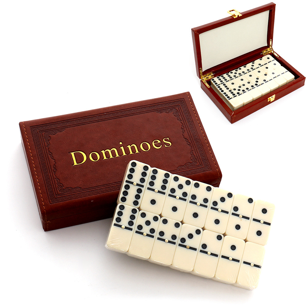 28Pcs Set Domino Resin Permain - Board Game Master ulasan dan harga
