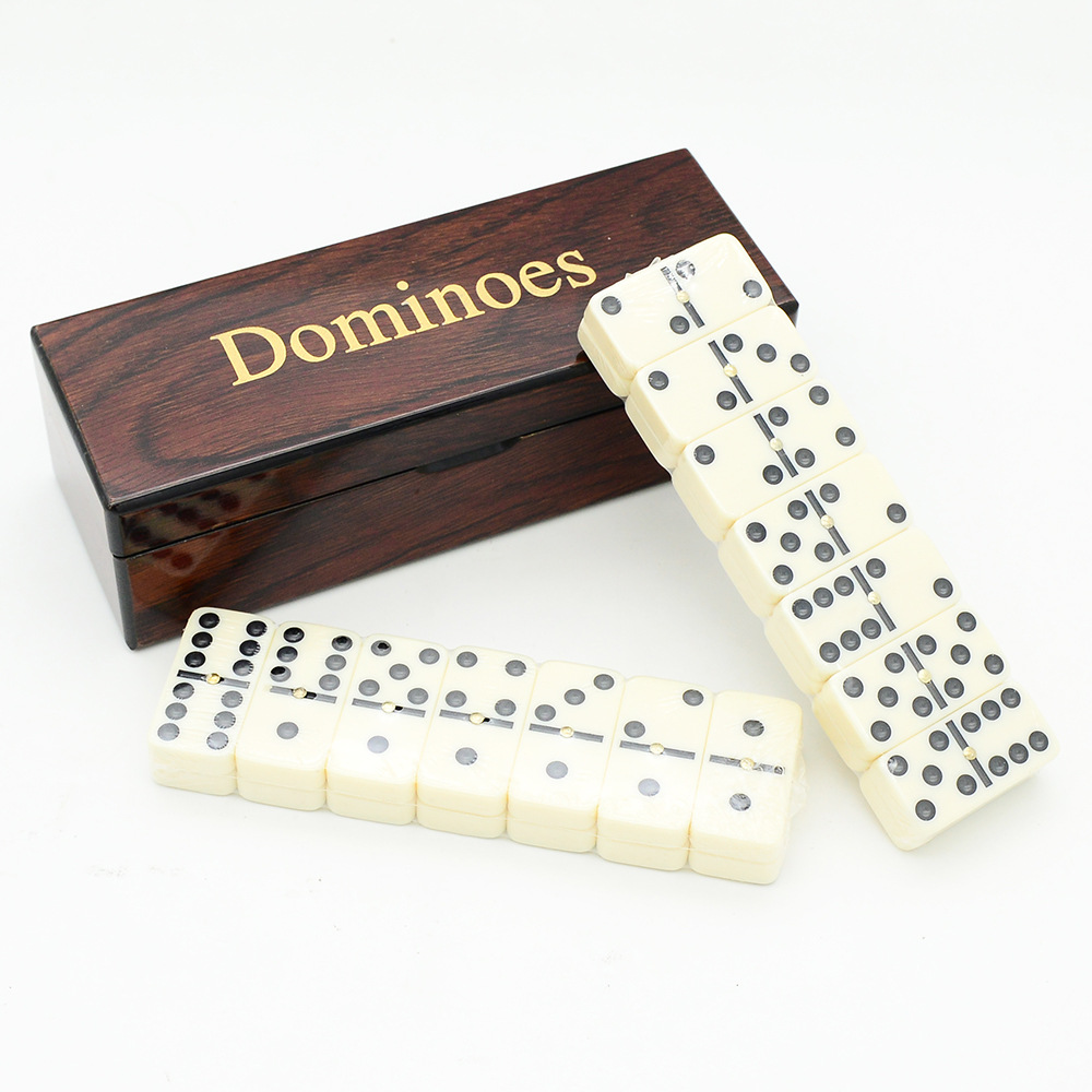 28Pcs Set Domino Resin Permain - Board Game Master ulasan dan harga