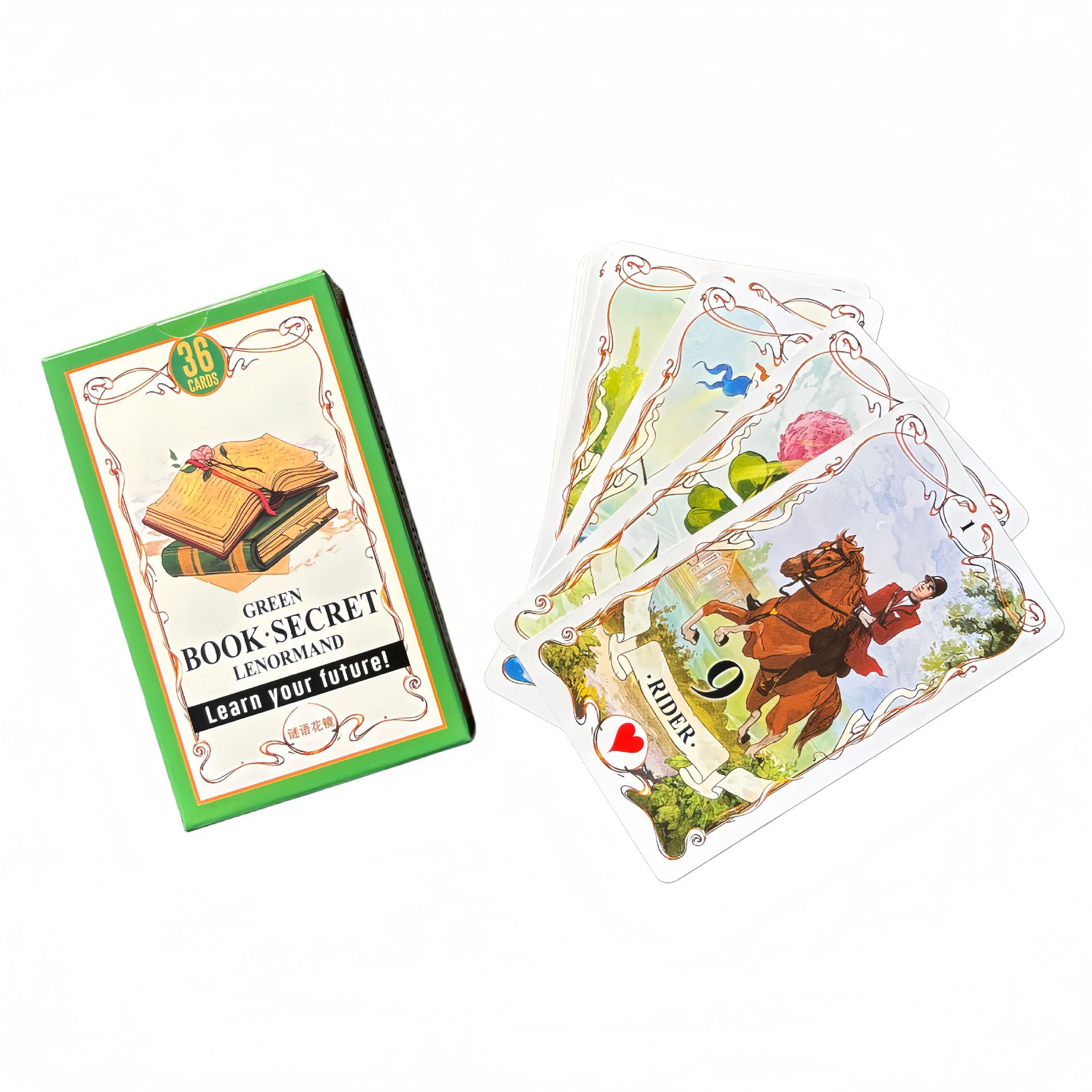 Kartu Ramalan Lenormand Green  - Board Game Life ulasan dan harga