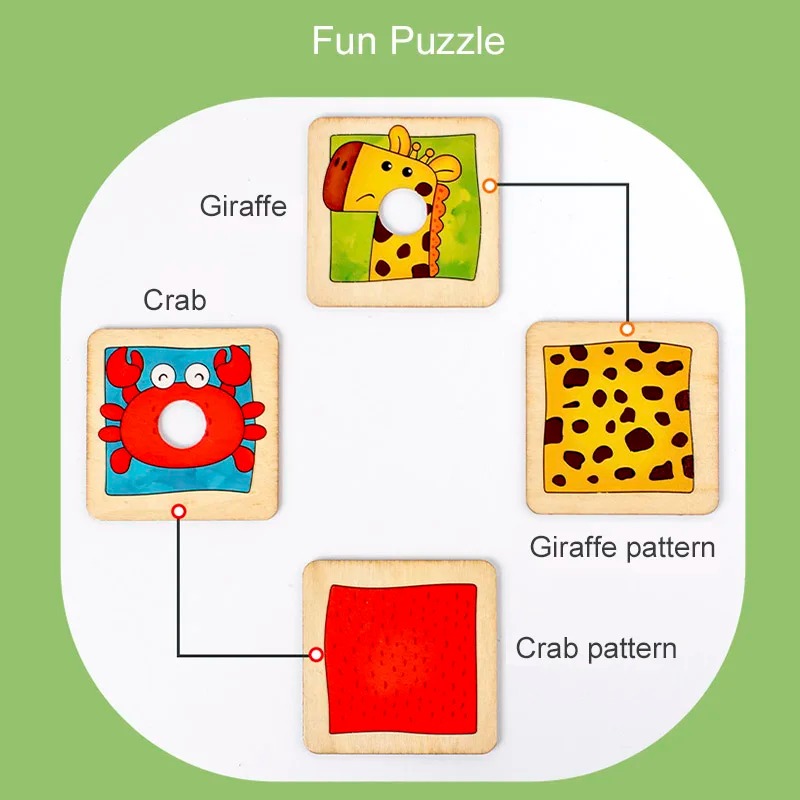 Papan Puzzle Pencocokan Pola B - Board Game Nature ulasan dan harga