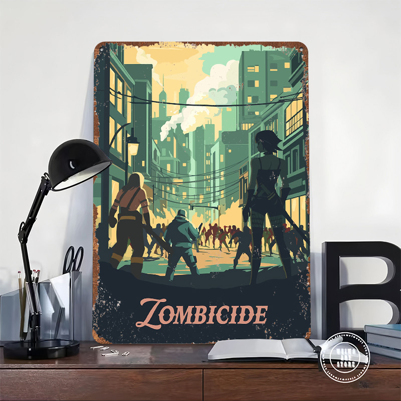 Poster Logam Terinspirasi dari - Board Game Zombicide ulasan dan harga