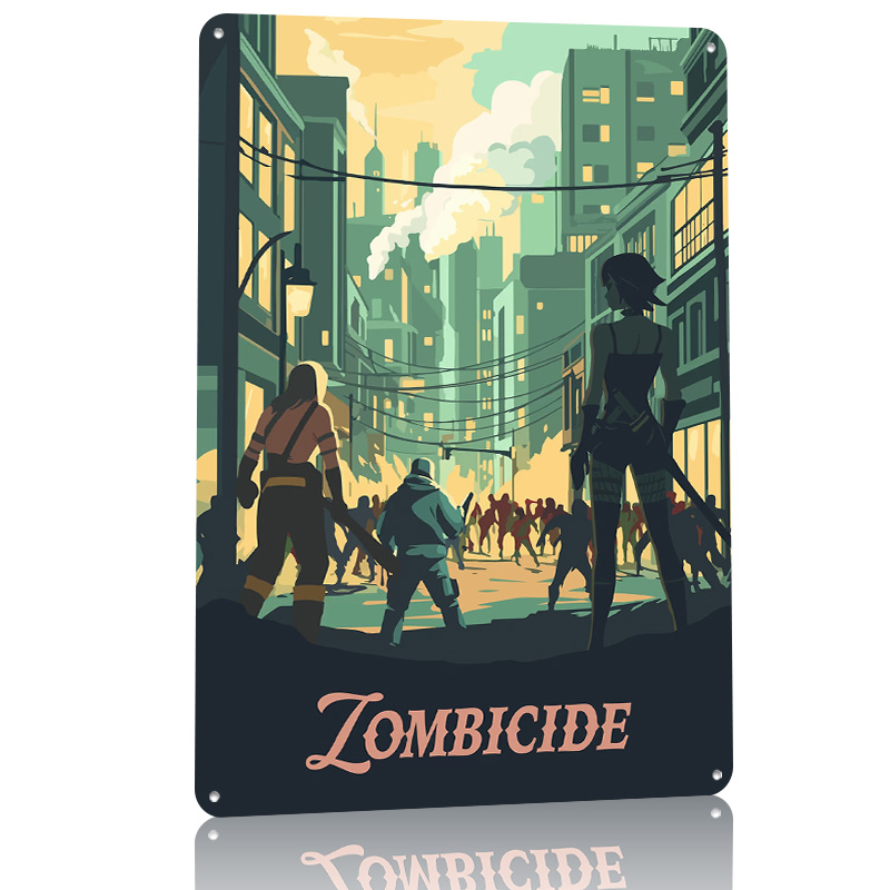 Poster Logam Terinspirasi dari - Board Game Zombicide ulasan dan harga