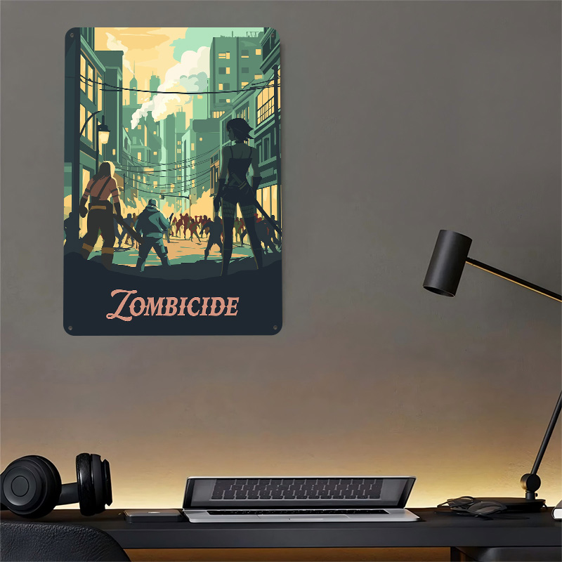 Poster Logam Terinspirasi dari - Board Game Zombicide ulasan dan harga
