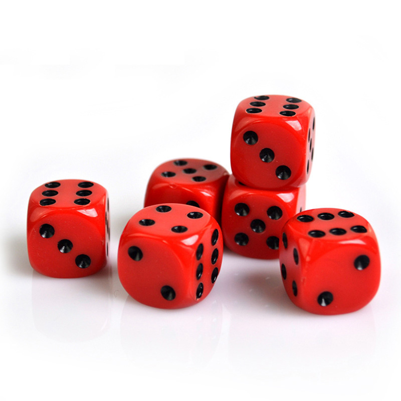 10 Buah/SET SET Dadu Merah/Hit - Board Game Viral ulasan dan harga