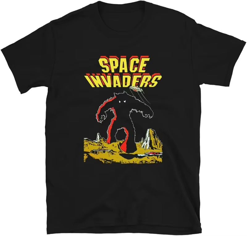 Kaos Pria Katun Motif Galaga R - Board Game Viral ulasan dan harga