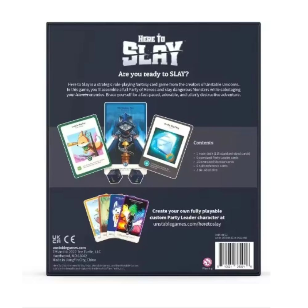 TeeTurtle Terbaru Hadir untuk  - Board Game Here To Slay ulasan dan harga